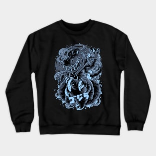 T-Rex Terror Striking Fear in the Hearts of the Prey Crewneck Sweatshirt